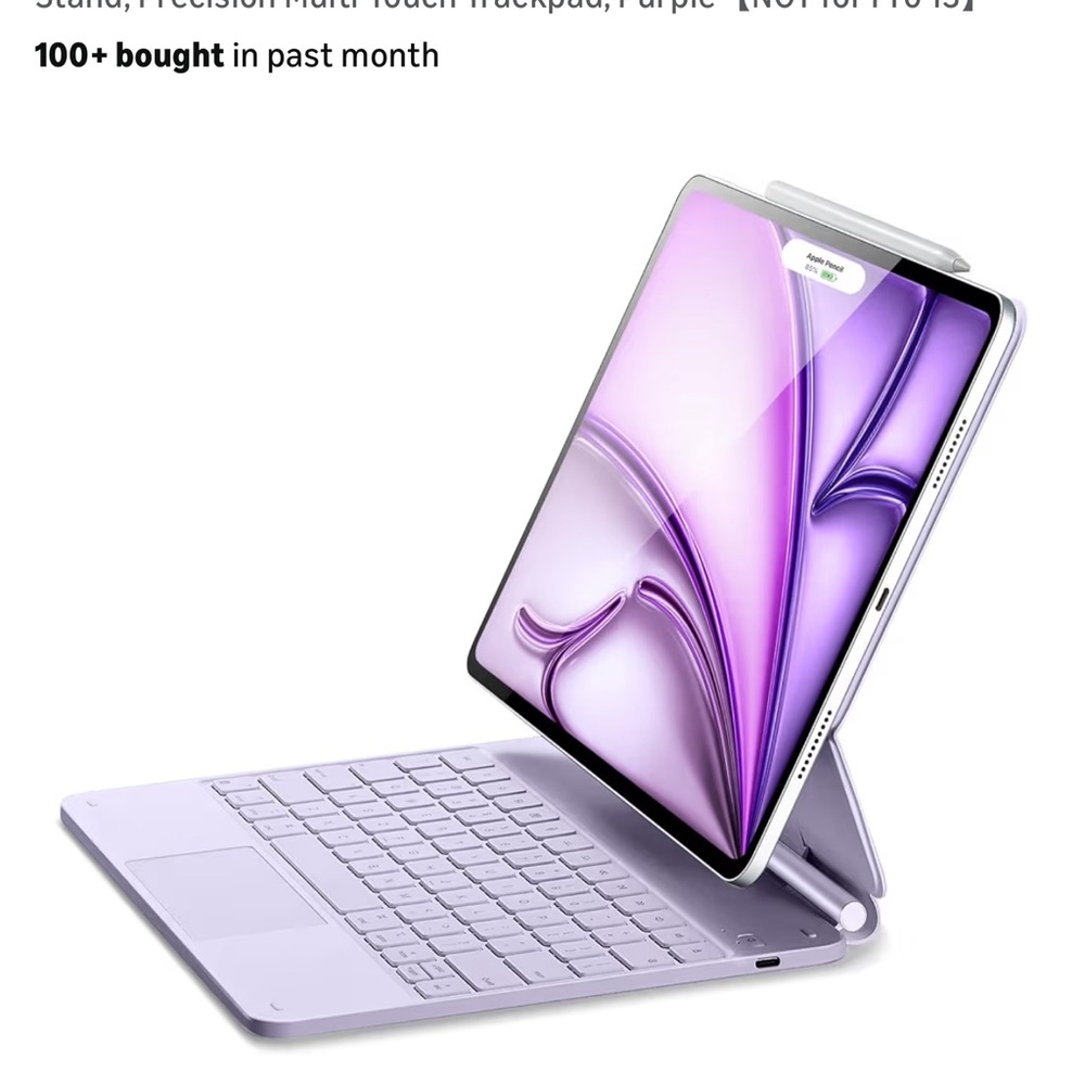 ESR Purple Magic Keyboard Style Case - Picture 5 of 6